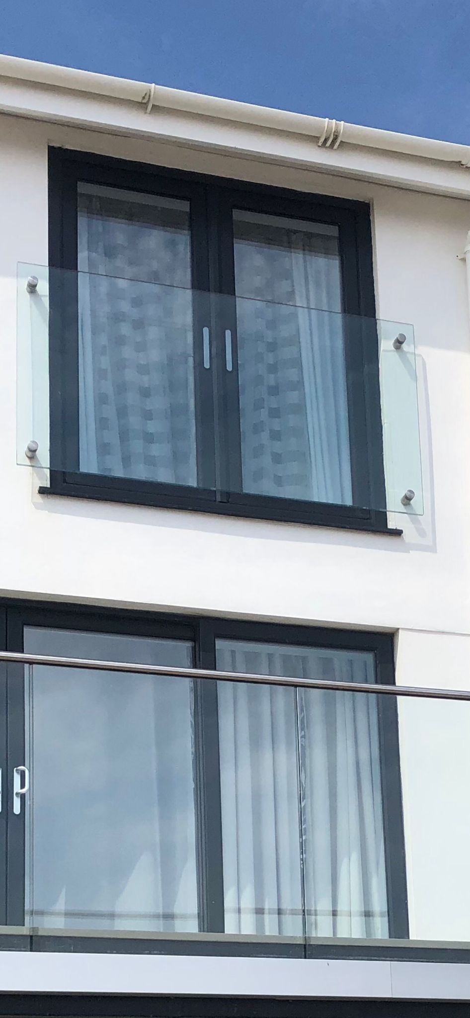 anthracite balcony doors